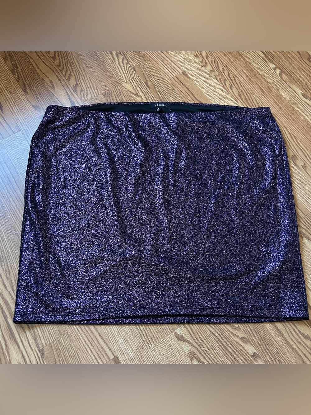 Torrid purple metallic miniskirt